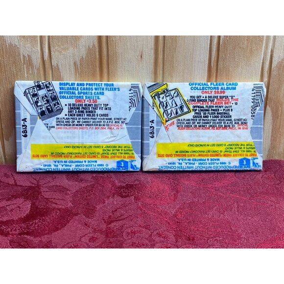 Vtg Fleer Baseball 1989 Logo Stickers & Trading Cards Limited Edition Sets 2 Sea - Picture 2 of 6